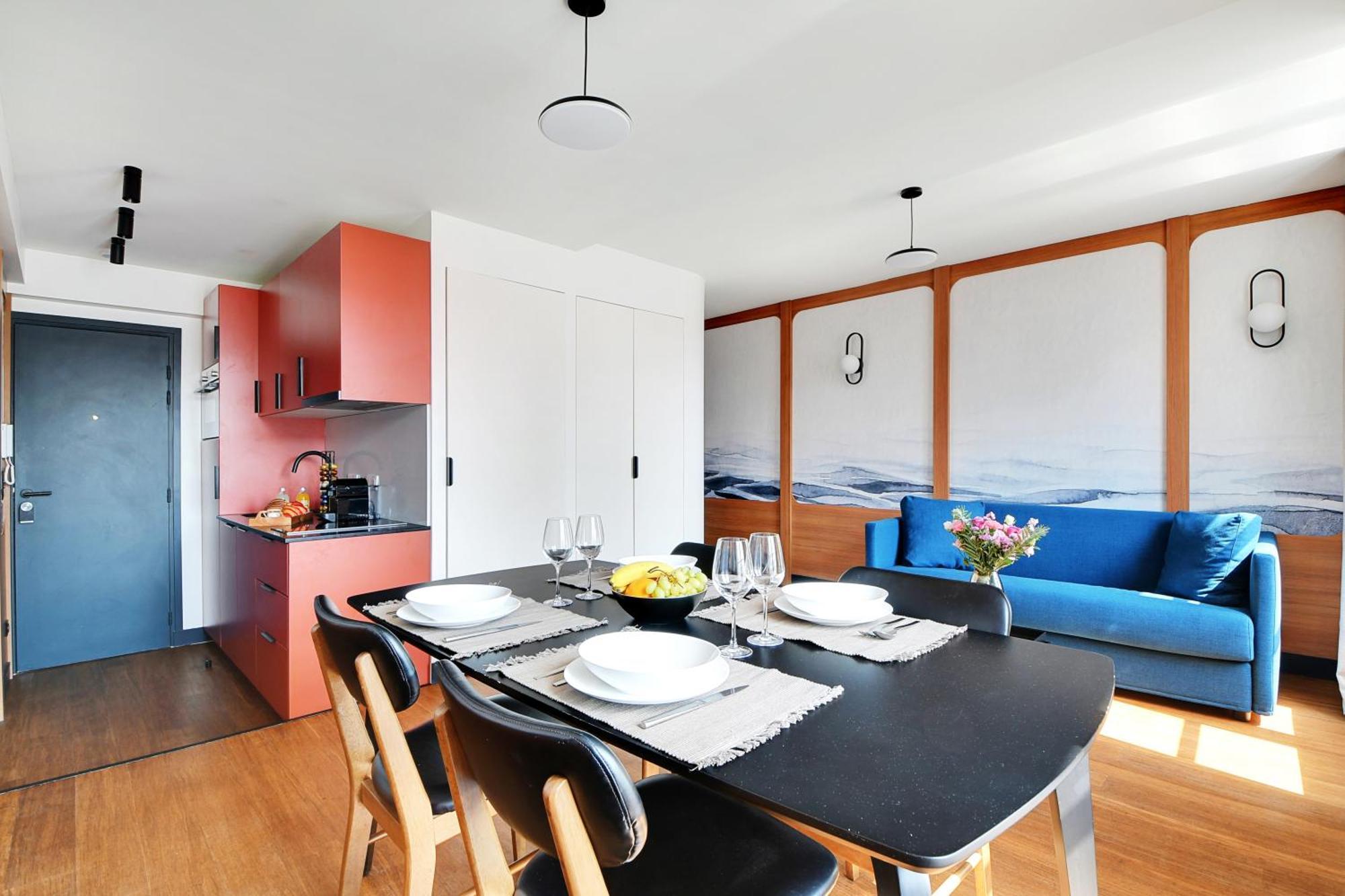 Sereners - Charming Serviced - Bastille Appartement Parijs